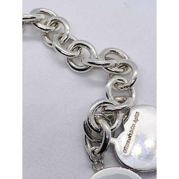 Tiffany & Co Return To Tiffany & Co 8" Inches Toggle  Heart Bracelet - Picture 9 of 11